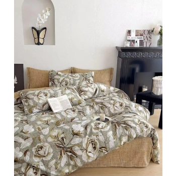 Pościel Flanelowa 160x200 kwiaty FL648